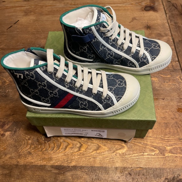Gucci children’s 1977 high top sneakers. Brand new in box - Picture 5 of 8